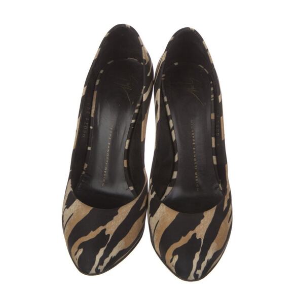 Giuseppe Zanotti Leopard Animal Print Stiletto Heel Pump EU 38.5 US 8.5 - Picture 3 of 5